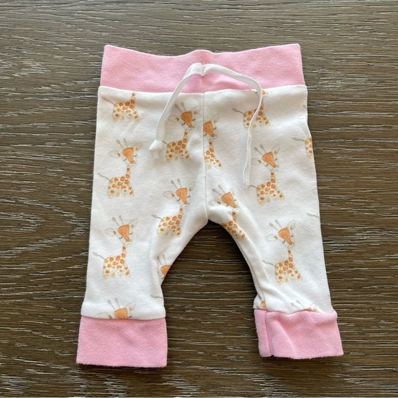 Little Nature Lover Charley Giraffe Organic Cotton Leggings Newborn - Picture 2 of 7